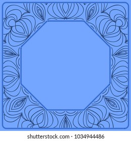 Decorative line art frames for design template. Vector illustration for invitations and greeting cards