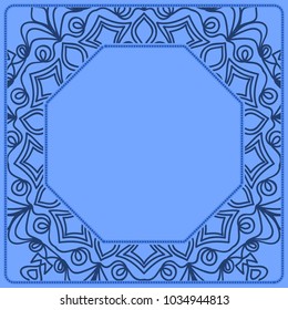 Decorative line art frames for design template. Vector illustration for invitations and greeting cards