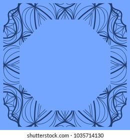 Decorative line art frames for design template. Vector illustration for invitations and greeting cards