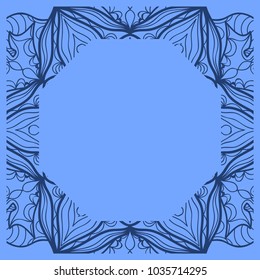 Decorative line art frames for design template. Vector illustration for invitations and greeting cards