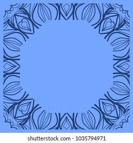 Decorative line art frames for design template. Vector illustration for invitations and greeting cards