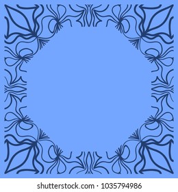 Decorative line art frames for design template. Vector illustration for invitations and greeting cards