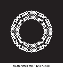 Decorative line art frames for design template. Elegant element for design in Eastern style, place for text. Black outline floral border. Lace vector illustration for invitations and greeting cards.