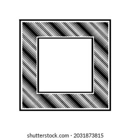 Decorative line art frames for design template. Elegant element for design in Eastern style, place for text. Black outline floral 

border. Lace vector illustration for invitations and greeting cards
