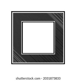 Decorative line art frames for design template. Elegant element for design in Eastern style, place for text. Black outline floral 

border. Lace vector illustration for invitations and greeting cards