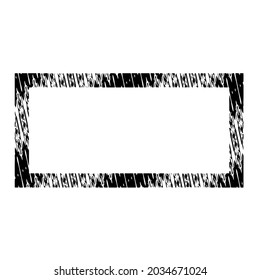 Decorative line art frames for design template. Elegant element for design in Eastern style, place for text. Black outline floral border. Lace vector illustration for invitations and greeting cards