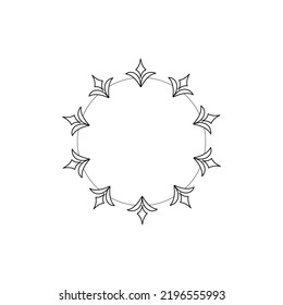 Decorative line art frames for design template. Lace illustration for invitations and greeting cards.
