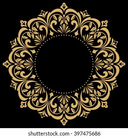 Decorative Line Art Frames Design Template Stock Vector (royalty Free 