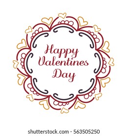 Decorative line art frames for design template. Place for text. Floral border. Lace illustration for invitations and greeting cards