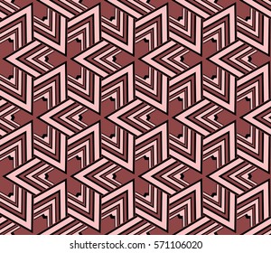 decorative line geometric ornament. seamless vector illustration. texture for design, wallpaper, invitation card, banner, fabric .