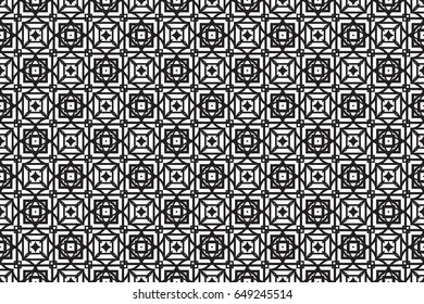 decorative line geometric ornament. seamless vector illustration. texture for design, wallpaper, invitation card, banner, fabric .