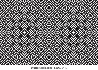decorative line geometric ornament. seamless vector illustration. texture for design, wallpaper, invitation card, banner, fabric .