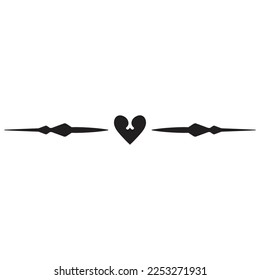 Decorative Line Ornament Element Vector