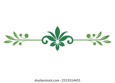 Decorative Line Ornamental Border Design Floral Motif Abstract Flourish and Filigree Patterns