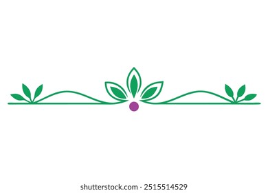 Decorative Line Ornamental Border Design Floral Motif Abstract Flourish and Filigree Patterns