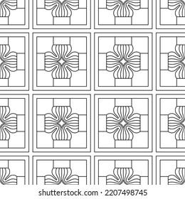Decorative linear design for greeting cards, wedding invitations, coloring books, etc. Arabesque. Vector illustrations in oriental style. Line art geometric mandala. Easy to edit color and lines.