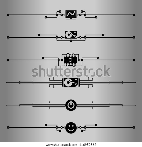 Decorative elements - books. Design elements - decorative line dividers and  ornaments, Stock Vector, Vector And Low Budget Royalty Free Image. Pic.  ESY-029461524 | agefotostock