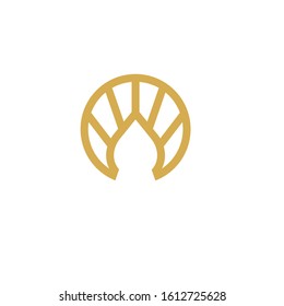 decorative logo design template sign