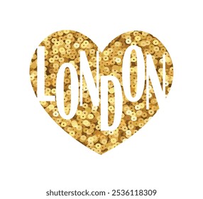 Lema decorativo de Londres, Vector para la moda, tarjeta, diseños de carteles