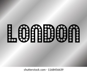 Decorative London Text