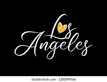 Decorative Los Angeles Text
