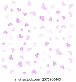 Decorative love heart pattern background for romantic decoration, wallpaper, wrapping paper