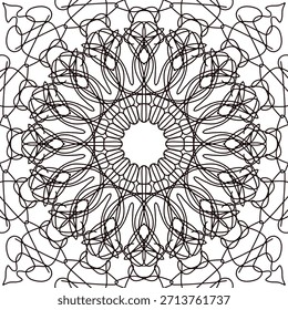 Decorative Mandala Circular Ornament Vector