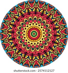 Decorative Mandala Design Inspired by Floral Motifs