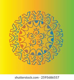 Decorative mandala design on background