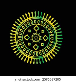 Decorative mandala design on background