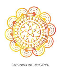 Decorative mandala design on background