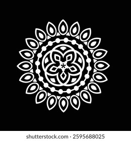 Decorative mandala design on background