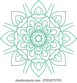 decorative mandala design using vector