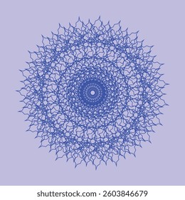 Decorative mandala design vector with pastel colors