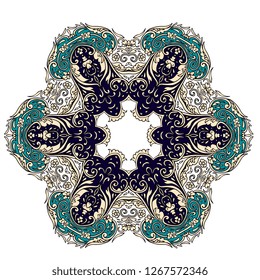 Decorative mandala in Eastern style