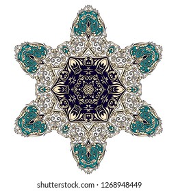 Decorative mandala in Eastern style