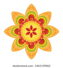 decorative mandala ethnic boho style