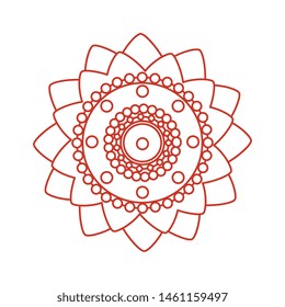 decorative mandala ethnic boho style