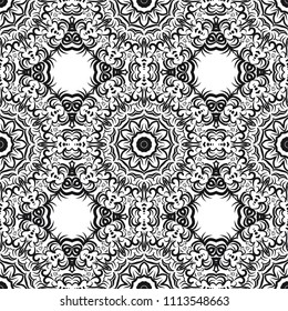 Decorative mandala flower ornament. pattern. vector. Tribal Ethnic Arabic, Indian, motif. for fashion design, wallpaper, religion, invitation.