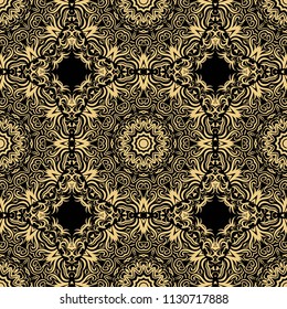 Decorative mandala flower ornament. pattern. vector. Tribal Ethnic Arabic, Indian, motif. for fashion design, wallpaper, religion, invitation.