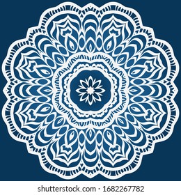 Decorative mandala flower ornament. pattern. vector. Tribal Ethnic Arabic, Indian, motif. for fashion design, wallpaper, invitation