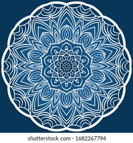 Decorative mandala flower ornament. pattern. vector. Tribal Ethnic Arabic, Indian, motif. for fashion design, wallpaper, invitation