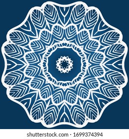 Decorative mandala flower ornament. pattern. vector. Tribal Ethnic Arabic, Indian, motif. for fashion design, wallpaper, invitation