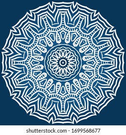 Decorative mandala flower ornament. pattern. vector. Tribal Ethnic Arabic, Indian, motif. for fashion design, wallpaper, invitation