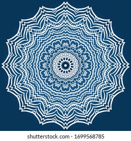 Decorative mandala flower ornament. pattern. vector. Tribal Ethnic Arabic, Indian, motif. for fashion design, wallpaper, invitation