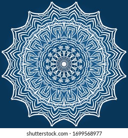 Decorative mandala flower ornament. pattern. vector. Tribal Ethnic Arabic, Indian, motif. for fashion design, wallpaper, invitation