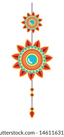 decorative mandala hanging ethnic boho style