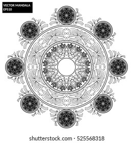 Decorative mandala illustration 
