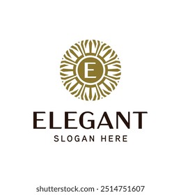 Design decorativo do logotipo Mandala para empresas exclusivas