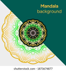 Ornamento decorativo de mandala. Ilustración del vector